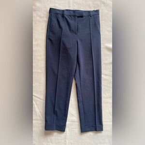 COS Navy Cropped Trousers